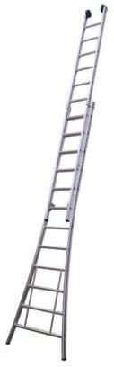 Little Jumbo Opsteekladder PRO 2x16 met toprollen 4 25 7 50m 1250300216