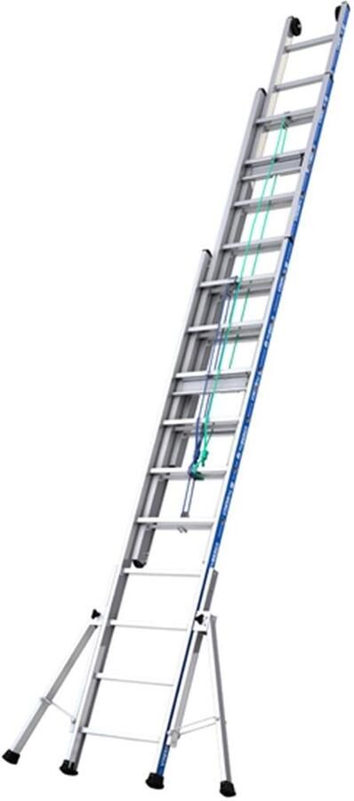 Little Jumbo Schuifladder 2433 | 3x 18 sporten | touw optrekinrichting 1202433318