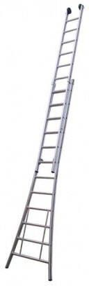 Little Jumbo Opsteekladder PRO 2x18 met toprollen 4 75 8 50m 1250300218