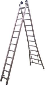 Little jumbo Reformladder SuperPRO geanodiseerd uitgebogen bomen 2x14