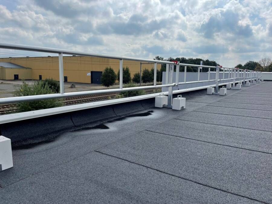 Little Jumbo Roof Safety Systems RSS Dakrandbeveiliging Plat Dak Compact | Set 12 Meter 43831200