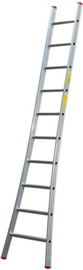 Little Jumbo SuperPRO Enkele Ladder SuperPRO Geanodiseerd Uitgebogen | 18 Sporten 1250300114