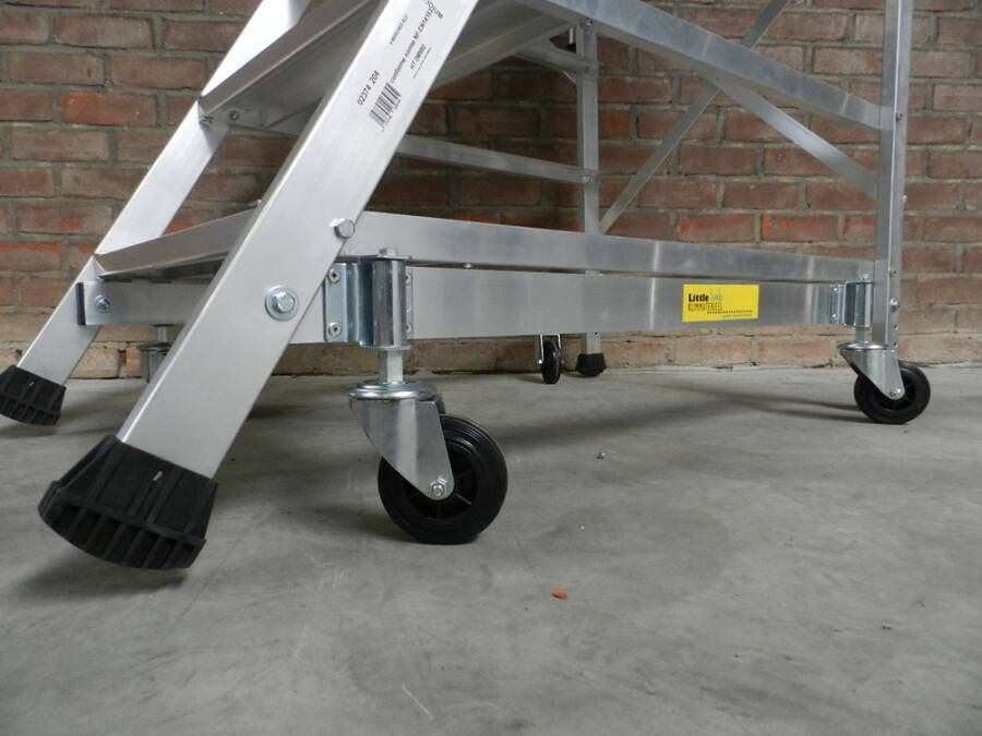 Little Jumbo Tubesca-Comabi 4 Stuks Geveerde Wielen | Ø 100 mm | Voor Podium | Inclusief Montage 1223740210