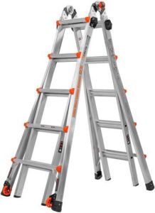 Little jumbo Velocity | 4x5 treden | telescopische vouwladder