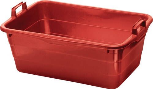 Lockweiler Kuip | L620xB425xH250mm | inhoud 45 l | PE rood | 1 stuk 103976242