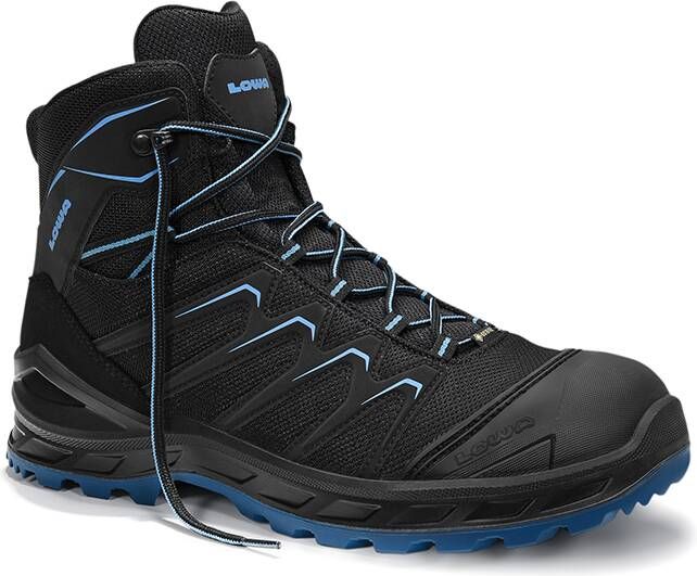 Lowa Werkschoen Larrox Work GTX Mid 5482 S3 | Zwart Blauw | 4063606279009