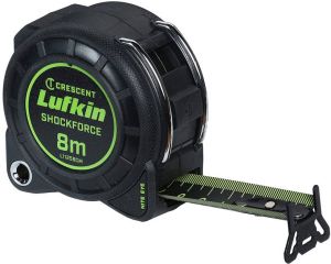 Lufkin Meetlint Shockforce Nighteye 30mmx8m cm zw L1125BCM