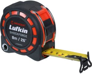 Lufkin Meetlint Shockforce Nighteye 30mmx8m cminch L1125CME2