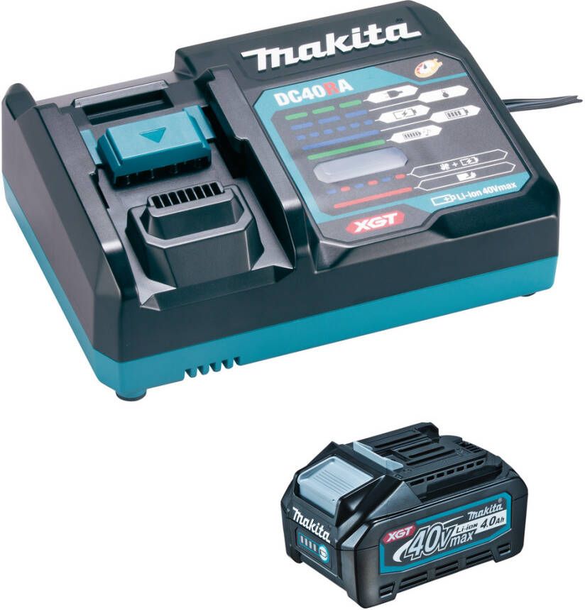 Makita 91J65-4 Startset XGT | DC40RA 1XBL4040 | 40V | oplader DC18RA 191J65-4