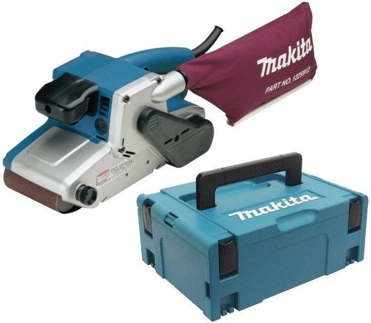 Makita 9404J Bandschuurmachine | 1010w 100x610mm | in M-box systainer 9404J