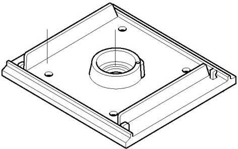Makita Accessoires 151232-3 | Schuurzoolset | BO4510 + BO4540 | Basisplaat + Viltzool 151232-3