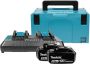 Makita Accessoires 197629-2 starterset 18V Li-Ion 2x 5 0Ah + duolader in Mbox BL1850 DC18RD - Thumbnail 1