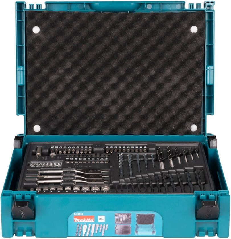 Makita Accessoires 70-delige boor-en schroefbits set | in M-box 1 koffer E-24913
