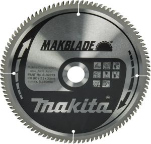 Makita Accessoires Afkortzaagblad | Hout | Makblade | 260x30x2 3 | 100T | 5g B-32873
