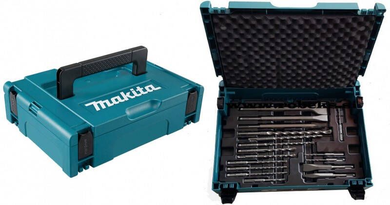 Makita Accessoires B-52059 17 delige SDS-plus boor beitel set in Mbox 1 B-52059
