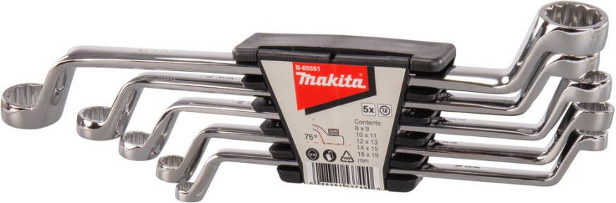 Makita Accessoires B-65551 | Ringsleutelset | 5-delig B-65551