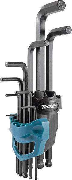 Makita Accessoires B-65894 inbussleutelset 9-delig B-65894