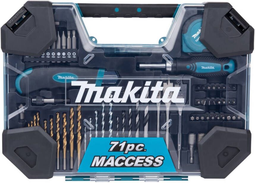 Makita Accessoires Boor- schroefbitset 71-Delig E-22589