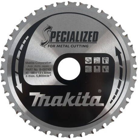 Makita Accessoires Cirkelzaagblad metaal 305x25 4x2 4 60T 0g B-34132