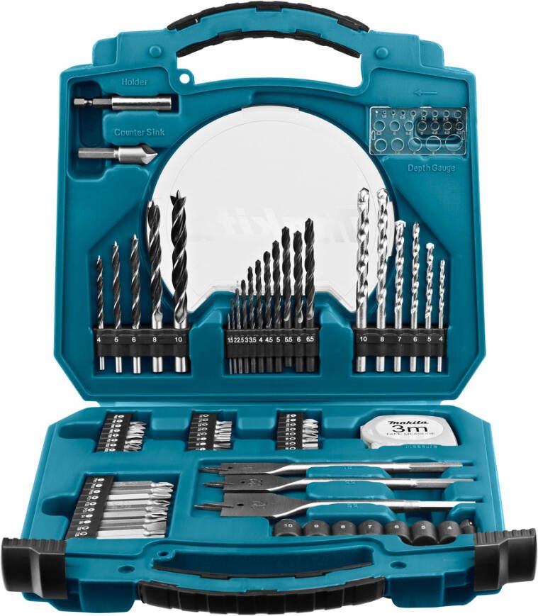 Makita Accessoires D-47145 Boor- schroefbitset | 71-delig D-47145