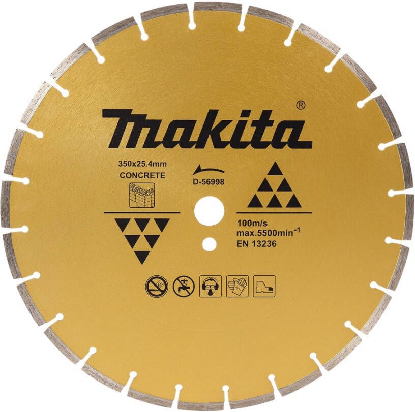 Makita D-56998 Diamantschijf 350x25 4x3 0mm | Mtools