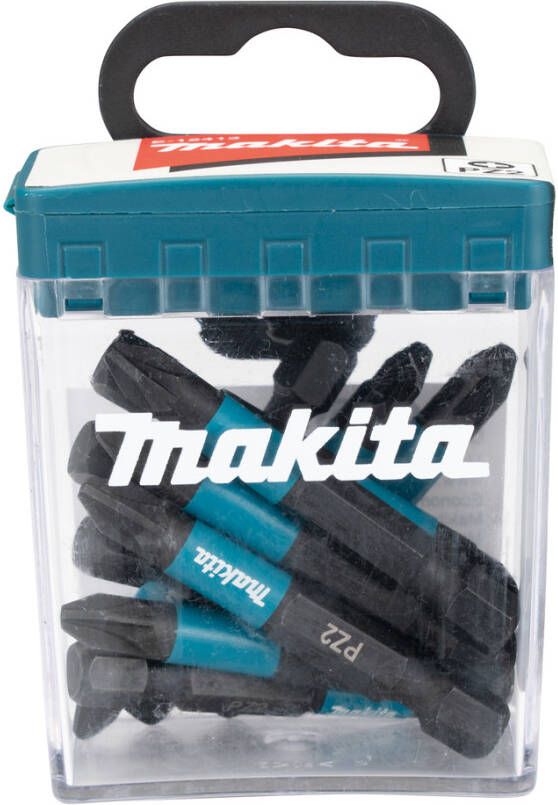 Makita Accessoires E-12413 Slagschroefbit | PZ2x50mm | X Impact Black | 10 stuks E-12413