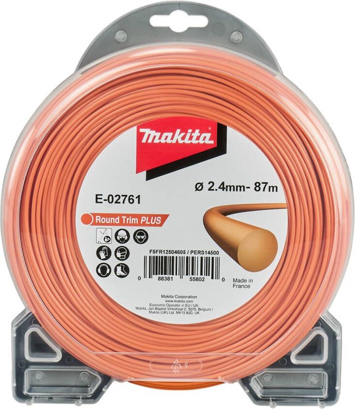 Makita Accessoires Maaidraad 2 4mm x 87M Rond | Oranje E-02761