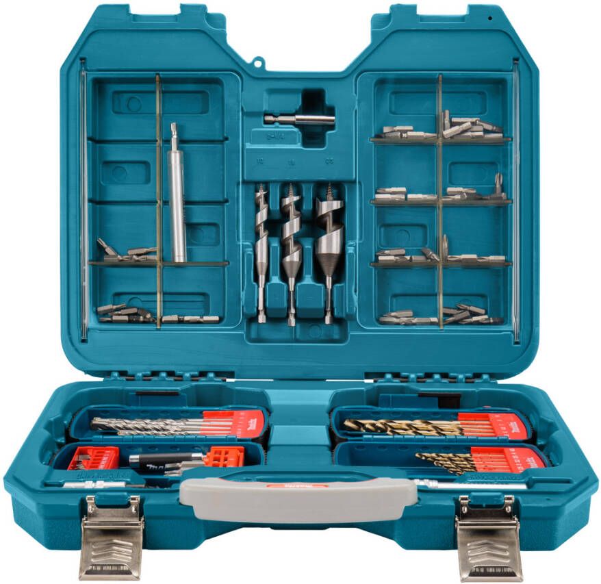 Makita Accessoires P-71065 | Boor- schroefbitset | 104-delig In koffer