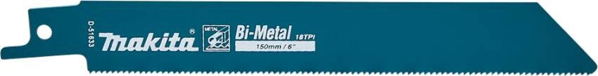 Makita Accessoires Reciprozaagblad Staal 150mm D-51633