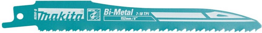 Makita B-05038-25 Reciprozaagblad 132 metaal S123X | Mtools