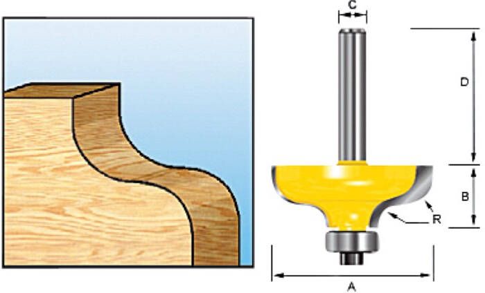 Makita Accessoires S-profielfr+lag. HM 41 3mm S8 D-11592