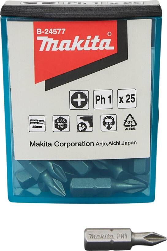 Makita Accessoires Schroefbit PH1x25mm B-24577