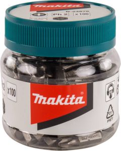 Makita B-24876 Schroefbit PH2x25mm in pot 100 stuks | Mtools