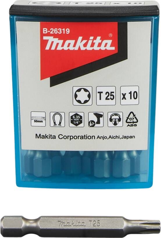 Makita Accessoires Schroefbit T25x50mm B-26319