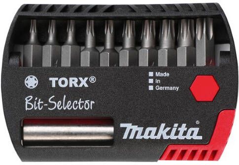 Makita Accessoires Schroefbitset 11-dlg "TORX" P-53768