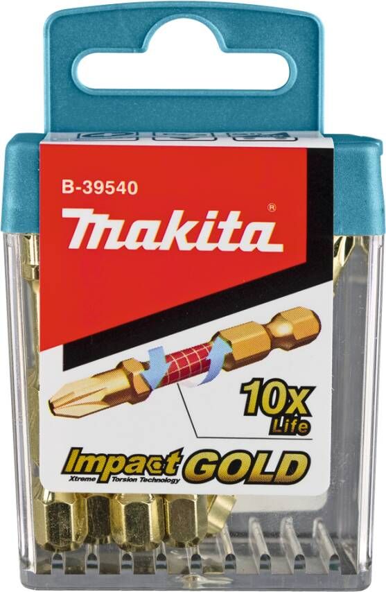 Makita Accessoires Slagschroefbits PZ2x50mm B-39540