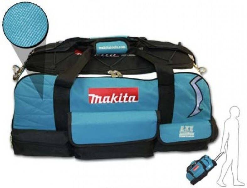 Makita Accessoires Stevige cordura + werktas met wielen voor o.a LXT en DLX 831279-0