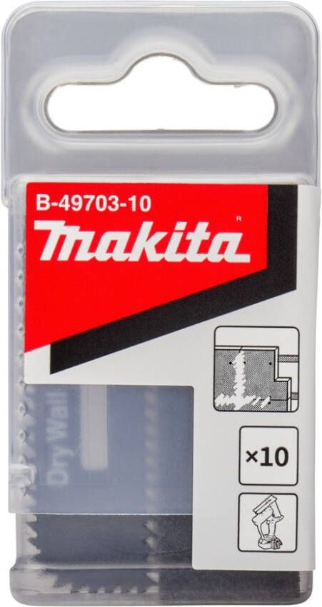Makita Accessoires Zaagblad gips | 55X18X0 55mm | 10 stuks B-49703-10