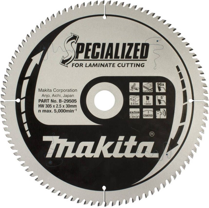 Makita Accessoires Zaagblad Laminaat Diameter zaagblad 216mm B-29474