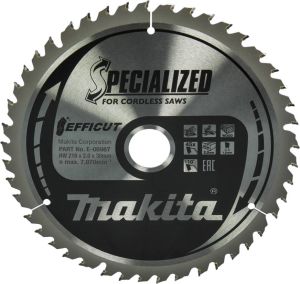 Makita Accessoires Afkortzaagblad Hout | Efficut 216x30x2 0 45T 10g E-06987