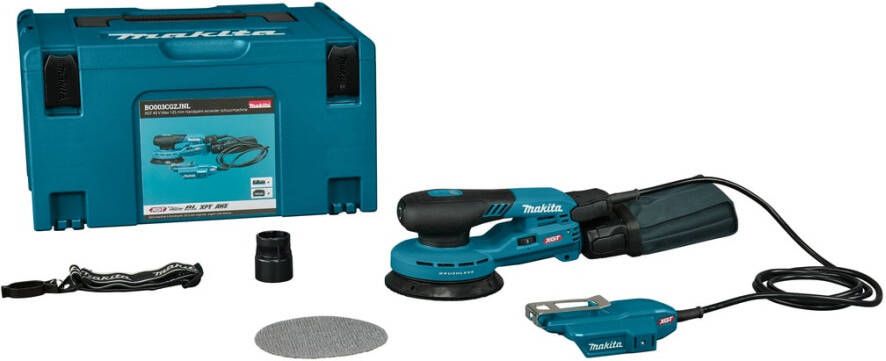 Makita BO003CGZJNL XGT 40 V Handpalm Excenter Schuurmachine | Max 125 mm | Zonder accu&apos;s en lader | In Mbox BO003CGZJNL