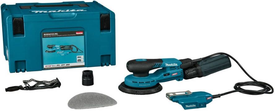 Makita BO004CGZJNL XGT 40 V Handpalm Excenter Schuurmachine | Max 150 mm | Zonder accu&apos;s en lader | In Mbox BO004CGZJNL