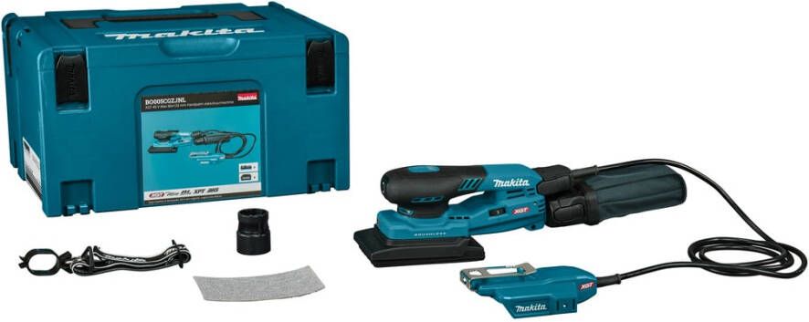 Makita BO005CGZJNL XGT 40 V Handpalm Vlakschuurmachine | Max 90x133 mm | Zonder accu&apos;s en lader | In Mbox BO005CGZJNL