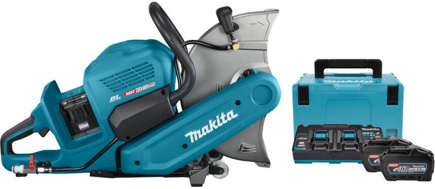 Makita CE001GT202X | XGT 2x40 V Max | Doorslijper | 355mm | 2 x 5 0 Ah accu + duo snellader