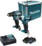 Makita CLX224SAX1 Comboset accuboor DF333 + slagschroever TD110 12V 2.0Ah Li-Ion CLX224SAX1 - Thumbnail 1