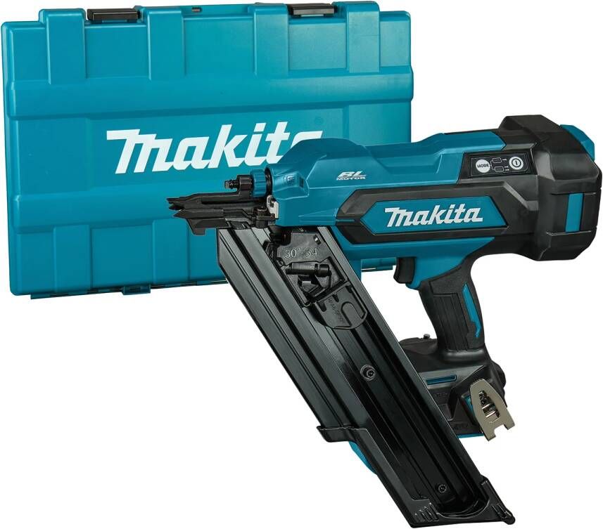 Makita DBN900ZK 18v Accu constructie tacker enkelshot + Snelvuur | 50-90 mm Basic Body in Koffer DBN900ZK