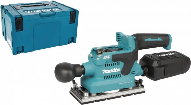 Makita DBO380ZJ | Accu Vlakschuurmachine | 18V | Li-Ion | Zonder Accu&apos;s & Lader in M-box DBO380ZJ