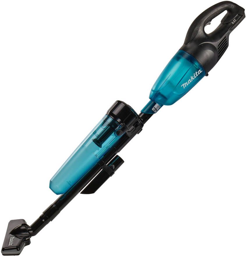 Makita DCL180SFCB | Accu Steelstofzuiger | Zwart Blauw | 18V | met cycloon stofafscheider | 3.0 Ah accu + lader