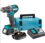 Makita DDF487RAJ | Accuboormachine | Koolborstelloos | 18V | Set | 2 0Ah | Li-Ion | in Mbox DDF487RAJ - Thumbnail 1