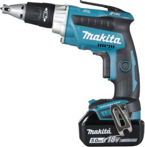 Makita DFS250RTJ 18v Schroevendraaier 5 0 Ah accu (2 st) snellader Mbox